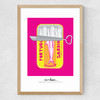 Still Life: Sardines Medium Oak Frame