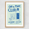 Gin & Tonic Club Medium Oak Frame