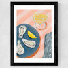 Sunny Oysters Wide Black Frame