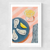 Sunny Oysters Medium White Frame