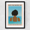 Into the Water I Go Medium Black Frame