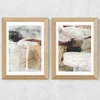 Marked Surface Diptych