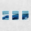 Arctic Landscape Triptych Unframed Print