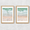 Aerial Beach Diptych