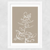 Elegant Branch Wide White Frame