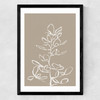 Elegant Branch Medium Black Frame