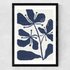 Whimsical Blossoms 1 Medium Black Frame