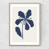 Whimsical Blossoms 2 Narrow Oak Frame