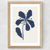 Whimsical Blossoms 2 Wide Oak Frame