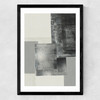 Monochrome Blocks I Medium Black Frame