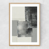 Monochrome Blocks I Narrow Oak Frame