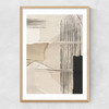 Paper Abstract Narrow Oak Frame