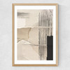 Paper Abstract Medium Oak Frame