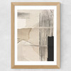 Paper Abstract Wide Oak Frame