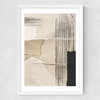 Paper Abstract Medium White Frame