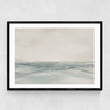 Still Sea Narrow Black Frame