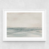 Still Sea Medium White Frame