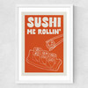 Sushi Me Rollin' Medium White Frame
