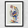 Rainbow Lorikeet Medium Black Frame