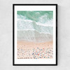 Aerial I Narrow Black Frame