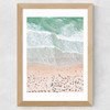 Aerial I Wide Oak Frame