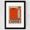 How Do You Take Your Coffee Wide Black Frame