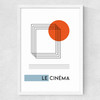 Le Cine_Ma Medium White Frame