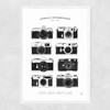 Appareils Photographiques Narrow White Frame