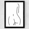 Derriere Wide Black Frame