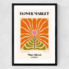 Mare Street Flower Market Medium Black Frame