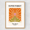 Mare Street Flower Market Medium Oak Frame