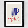 Coffee Time Wide Black Frame