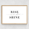 Rise and Shine by Honeymoon Hotel Medium Oak Frame