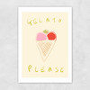 Gelato Please Unframed Print