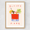 Bloody Mary Cocktail Medium Oak Frame