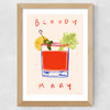 Bloody Mary Cocktail Wide Oak Frame