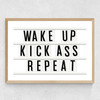 Kick Ass Repeat Medium Oak Frame