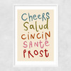 Cheers by SimplyExtraJordanary Narrow White Frame