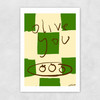 Olive You Unframed Print