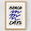 Beach Days Wide Oak Frame