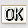 Ok by Land of Lost Content Medium Oak Frame