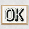Ok by Land of Lost Content Wide Oak Frame