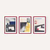 Abstract Coordinates Triptych