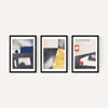 Abstract Coordinates Triptych