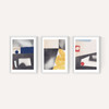 Abstract Coordinates Triptych