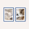 Brown Layers Diptych