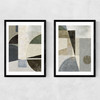 Richmond Diptych Narrow Black Frame