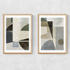 Richmond Diptych Narrow Oak Frame