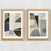 Richmond Diptych Wide Oak Frame