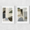 Richmond Diptych Wide White Frame